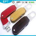Drehbarer Schlüsselanhänger Leder Emoboss USB-Stick (TL013)